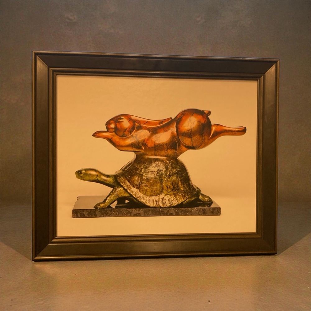 Tim Cherry vintage inspirational framed NEW picture “ by the nose”